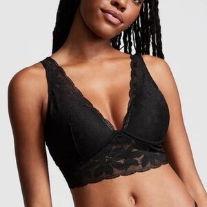Victoria’s Secret/Pink Lightly Lined Lace Bralette